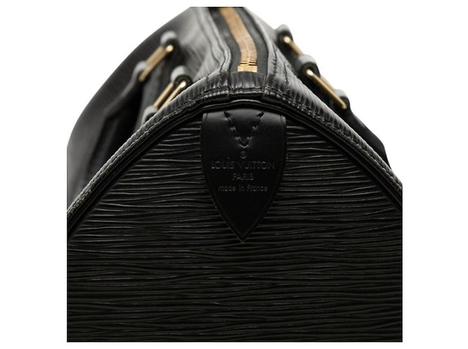 Borsa Louis Vuitton Epi Speedy 25 Nero - vista 5