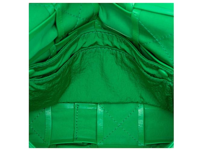 Borsa a tracolla Bottega Veneta Maxi Intrecciato Cassette Verde - vista 4