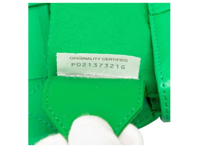 Borsa a tracolla Bottega Veneta Maxi Intrecciato Cassette Verde - vista 6