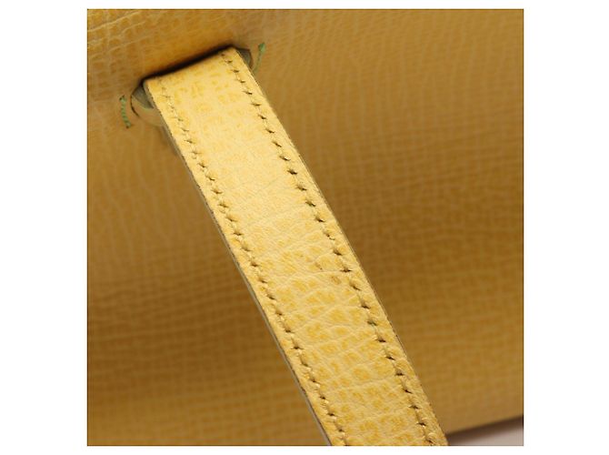 Borsa a mano in pelle gialla Loewe Giallo - vista 12