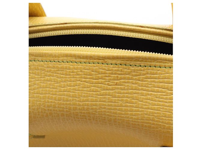 Borsa a mano in pelle gialla Loewe Giallo - vista 13