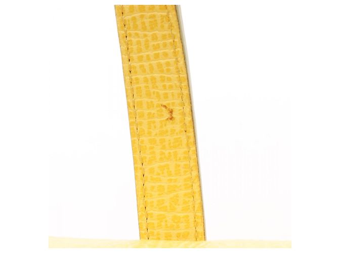 Borsa a mano in pelle gialla Loewe Giallo - vista 14