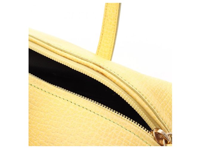 Borsa a mano in pelle gialla Loewe Giallo - vista 15