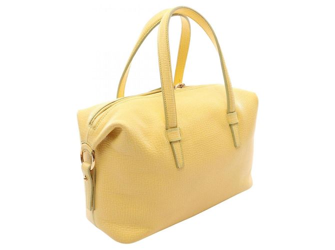 Borsa a mano in pelle gialla Loewe Giallo - vista 2
