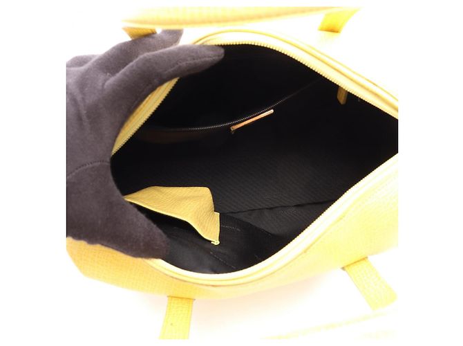 Borsa a mano in pelle gialla Loewe Giallo - vista 3