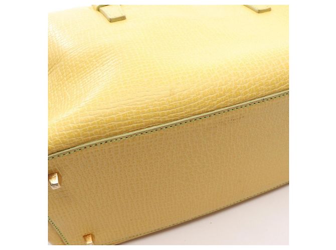 Borsa a mano in pelle gialla Loewe Giallo - vista 5