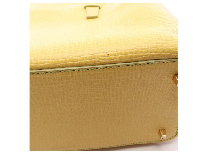 Borsa a mano in pelle gialla Loewe Giallo - vista 6
