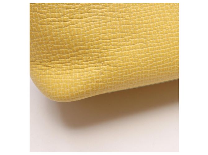 Borsa a mano in pelle gialla Loewe Giallo - vista 7