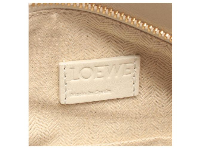 Borsa a mano 2-Way Loewe Puzzle Edge Small Bianco Beige - vista 4