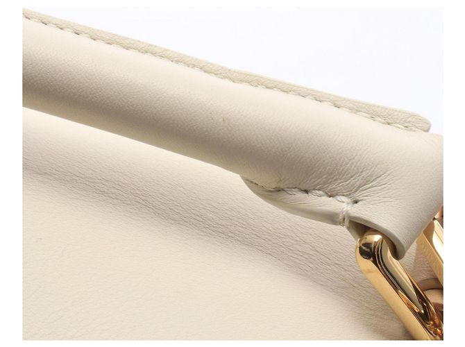 Borsa a mano 2-Way Loewe Puzzle Edge Small Bianco Beige - vista 5