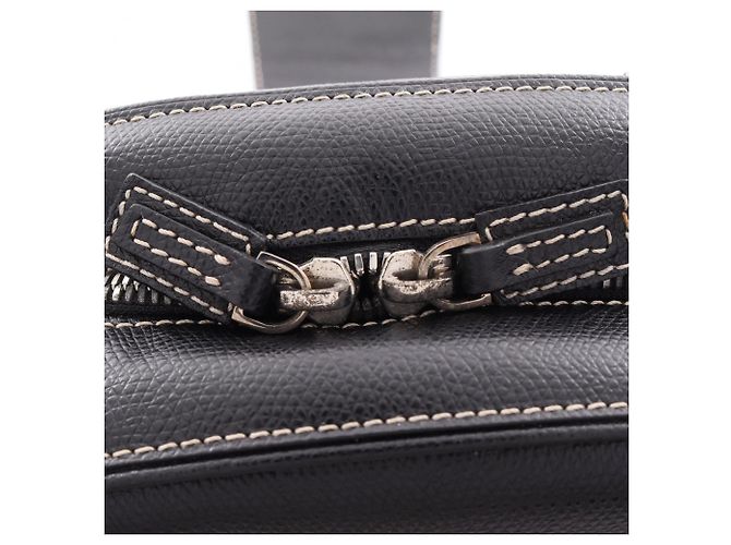 Borsa Loewe Senda in pelle nera Nero - vista 5