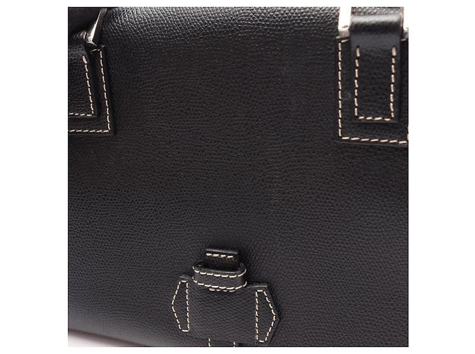 Borsa Loewe Senda in pelle nera Nero - vista 6