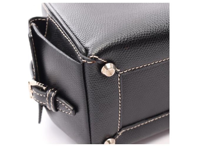Borsa Loewe Senda in pelle nera Nero - vista 7