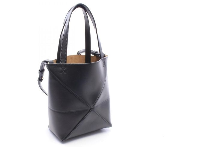 Loewe Puzzlefold Mini 2-Way Handtasche Schwarz - Ansicht 2