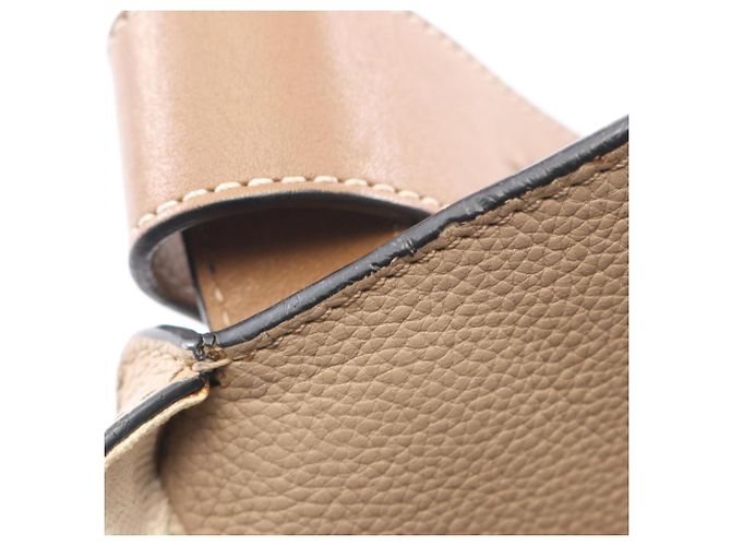 Loewe Hammock Medium 2-Way Handtasche Braun Beige - Ansicht 6