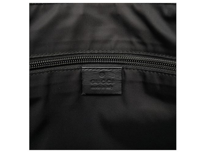 Borsa a tracolla Gucci Guccissima in pelle nera Nero - vista 6