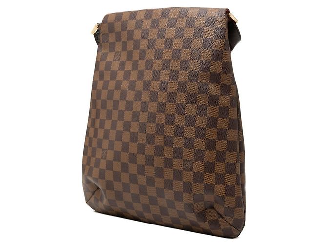 Borsa a tracolla Louis Vuitton Damier Musette Marrone - vista 2