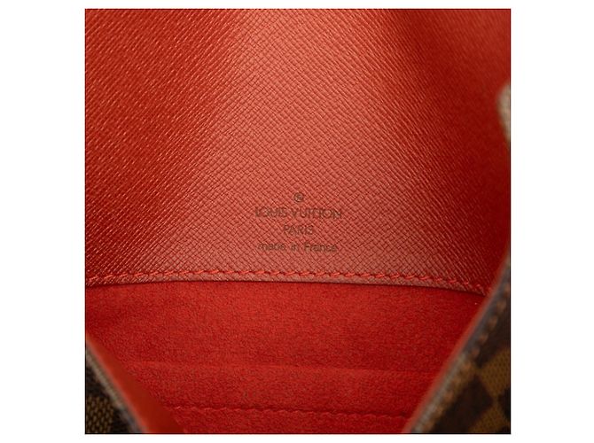 Borsa a tracolla Louis Vuitton Damier Musette Marrone - vista 6