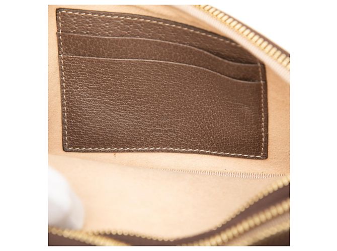 Borsa a tracolla Gucci GG Supreme Ophidia Marrone Beige - vista 5