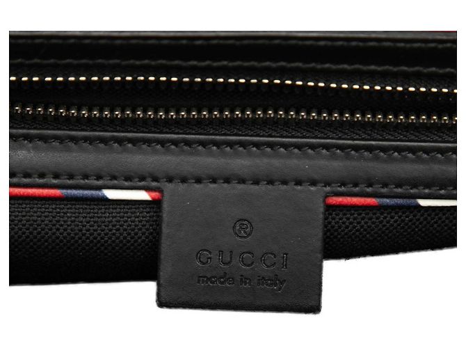 Borsa a tracolla Gucci GG Supreme Courier Marrone Nero - vista 6