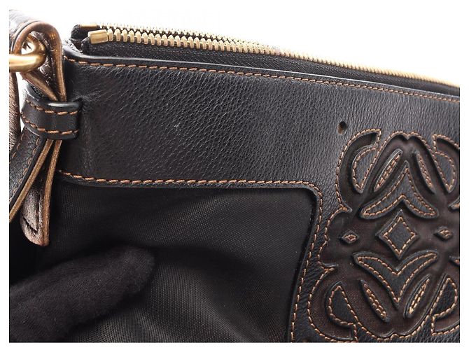 Borsa a tracolla Loewe Anagram Nero - vista 5