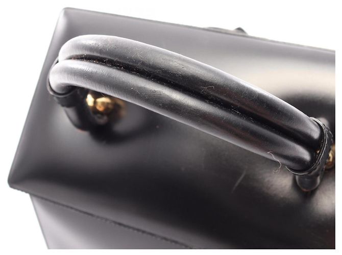 Sac à main Loewe Anagram en cuir noir - vue 13