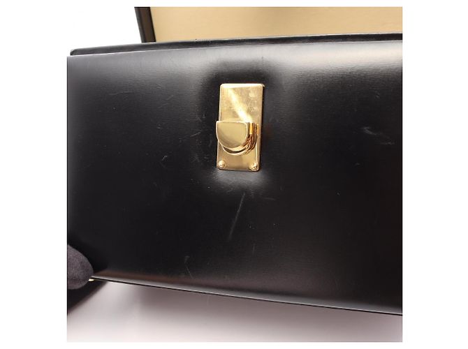 Sac à main Loewe Anagram en cuir noir - vue 15