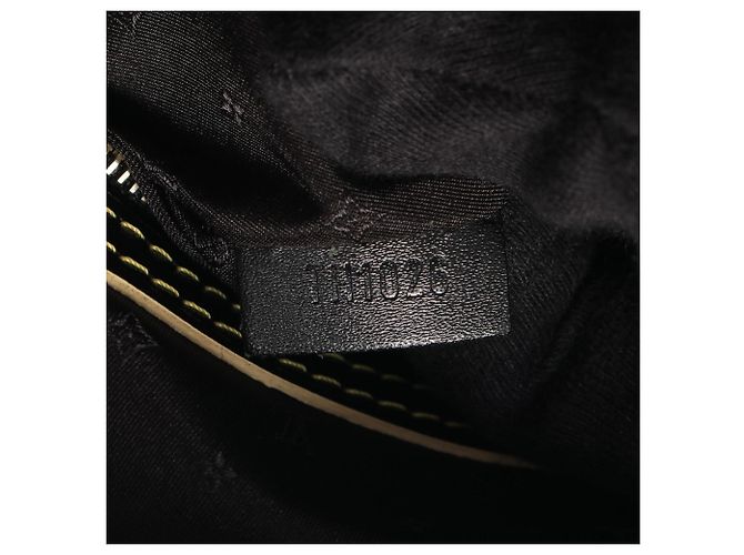 Borsa Louis Vuitton Lockit GM Suhali Noir Nero - vista 5