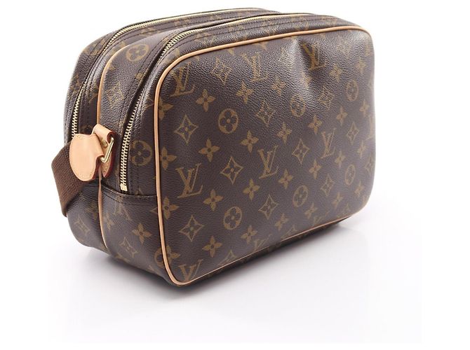 Borsa a tracolla Louis Vuitton Reporter PM Monogram Marrone - vista 2