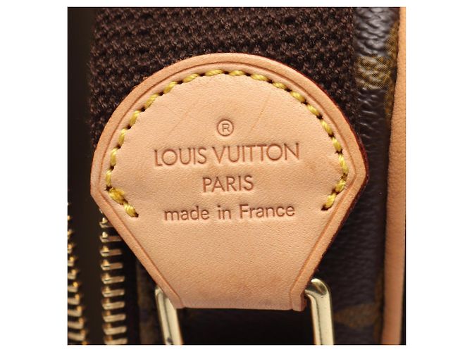 Borsa a tracolla Louis Vuitton Reporter PM Monogram Marrone - vista 4