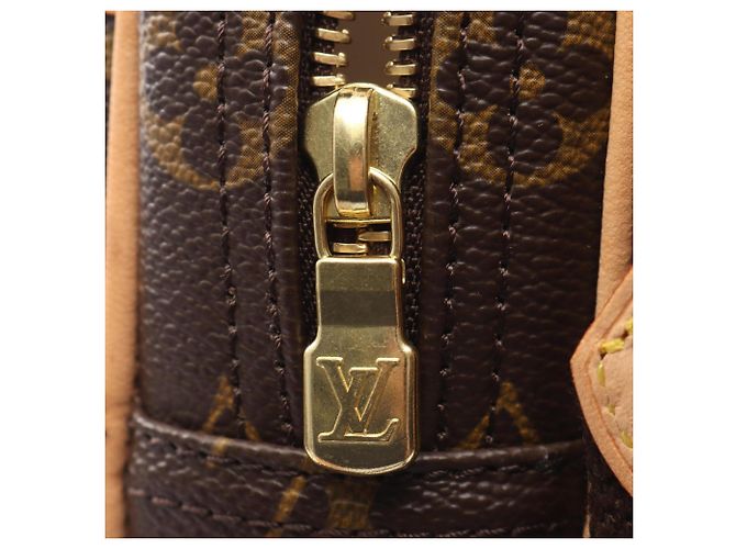 Borsa a tracolla Louis Vuitton Reporter PM Monogram Marrone - vista 7