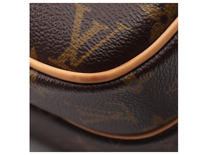 Borsa a tracolla Louis Vuitton Reporter PM Monogram Marrone - vista 9