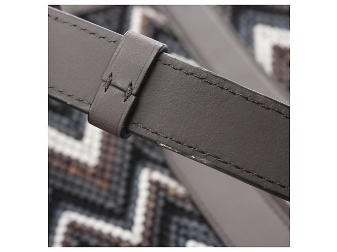 Zaino/Borsa Louis Vuitton in canvas rivestito e pelle Marrone Multicolore - vista 13