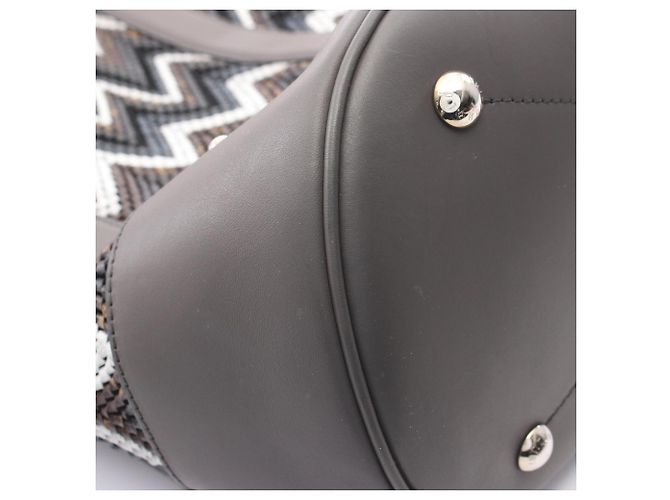 Zaino/Borsa Louis Vuitton in canvas rivestito e pelle Marrone Multicolore - vista 7