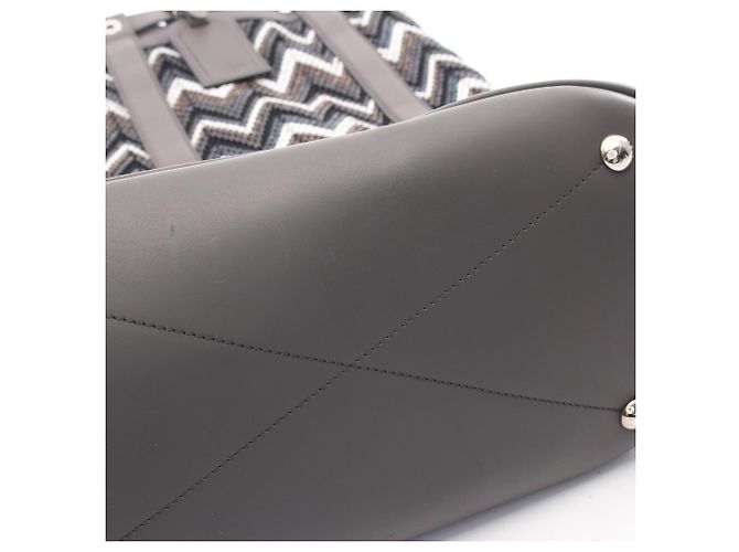 Zaino/Borsa Louis Vuitton in canvas rivestito e pelle Marrone Multicolore - vista 8