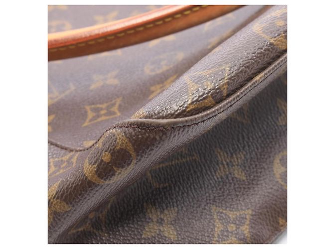 Borsa a tracolla Louis Vuitton Looping GM Monogram Marrone - vista 10