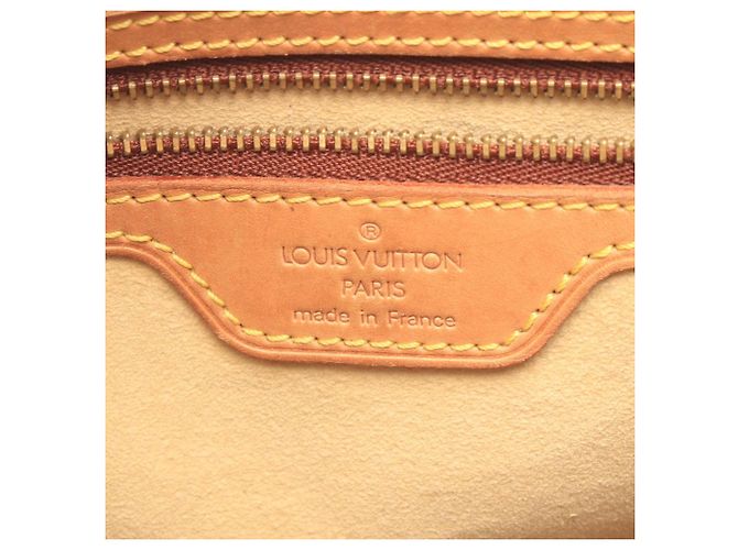 Borsa a tracolla Louis Vuitton Looping GM Monogram Marrone - vista 4