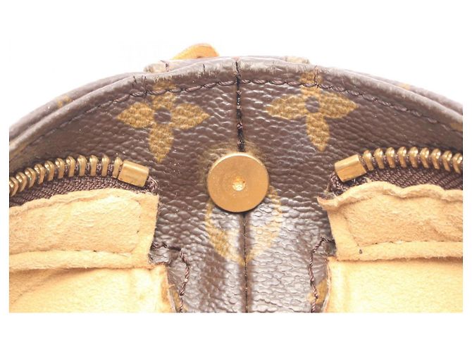 Borsa a tracolla Louis Vuitton Looping GM Monogram Marrone - vista 6