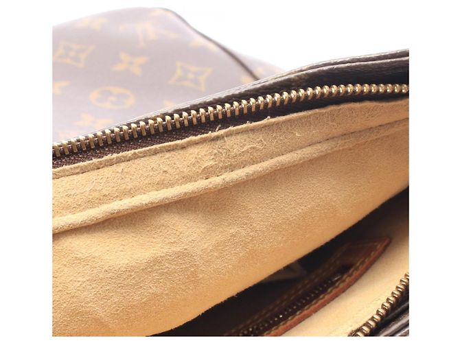 Borsa a tracolla Louis Vuitton Looping GM Monogram Marrone - vista 8
