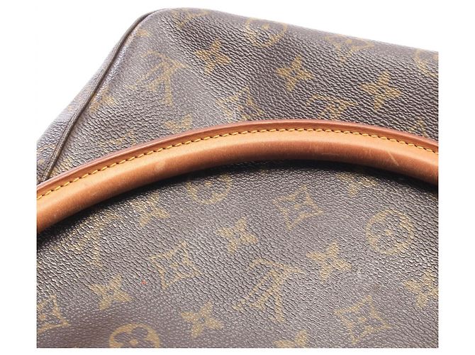 Borsa a tracolla Louis Vuitton Looping GM Monogram Marrone - vista 9