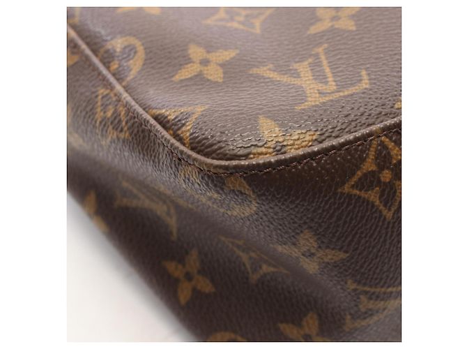 Borsa a tracolla Louis Vuitton Looping MM Monogram Marrone - vista 6