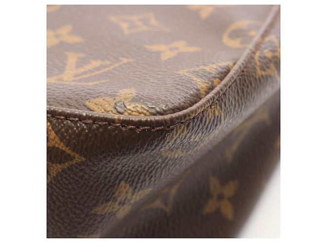 Borsa a tracolla Louis Vuitton Looping MM Monogram Marrone - vista 7