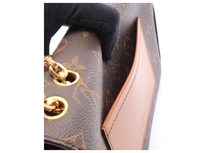 Borsa a tracolla Louis Vuitton Marceau Monogram Caramel Marrone - vista 5