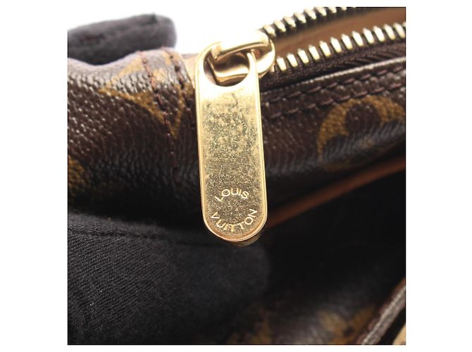 Borsa Louis Vuitton Manhattan PM Monogram Marrone Monogramma - vista 10