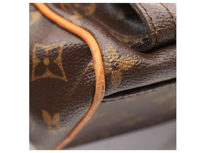 Borsa Louis Vuitton Manhattan PM Monogram Marrone Monogramma - vista 7