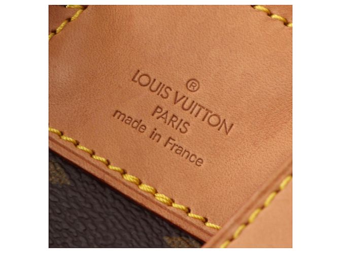 Zaino/Borsa Louis Vuitton Montsouris MM Marrone - vista 4