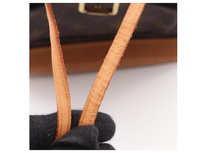Zaino/Borsa Louis Vuitton Montsouris MM Marrone - vista 9