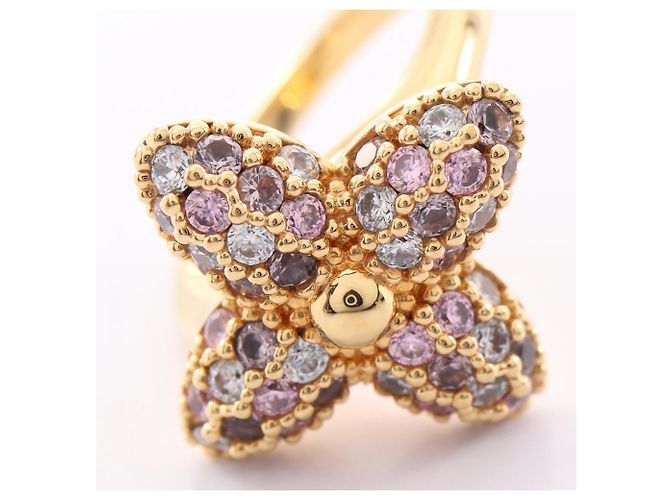 Anello Louis Vuitton Monogram Louisa Pointy D'oro - vista 7
