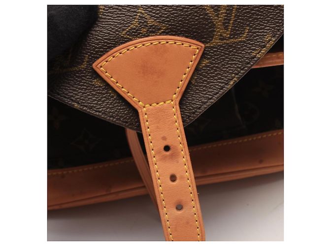 Zaino/Borsa Louis Vuitton Montsouris MM Monogram Marrone - vista 10