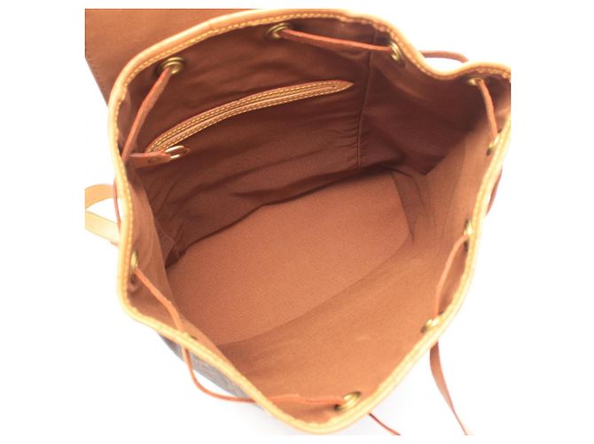 Zaino/Borsa Louis Vuitton Montsouris MM Monogram Marrone - vista 3